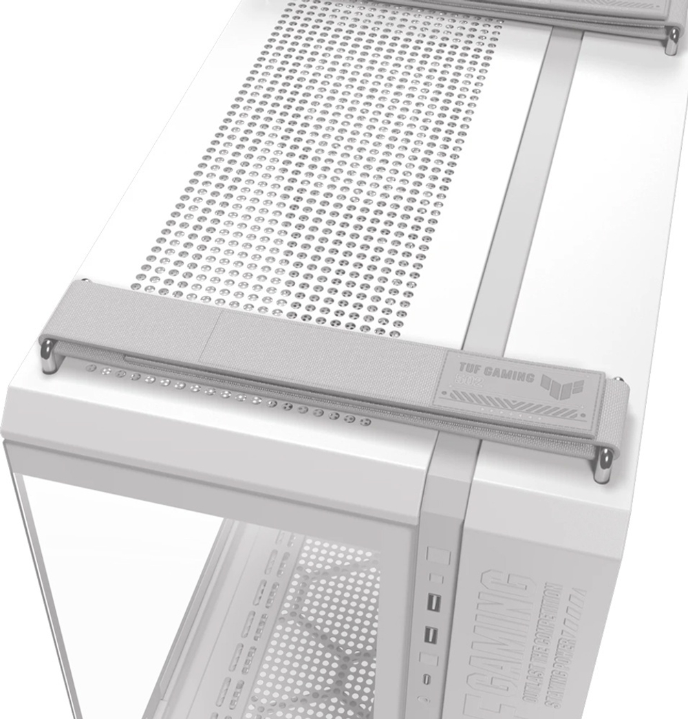 Корпус ASUS Asus TUF GAMING GT502 HORIZON TG ARGB WHITE Midi Tower белый