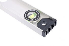 Уровень алюминиевый "Рельс", 400 мм, 3 глазка (1 поворотный) Matrix 34020