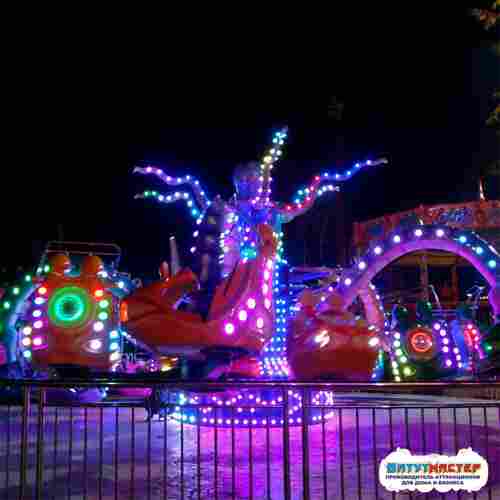 Спрут аттракцион «Властелин морей» 20 кабинок, 40 места 13,5×13,5×4,5 м