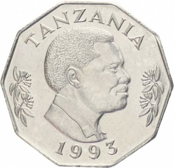 5 шиллингов 1993 Танзания AU