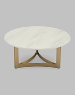 Журнальный столик Кассия 90*90 см светлая керамика