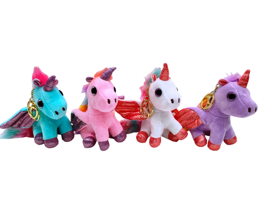 Мягкая игрушка брелок Единорожки в ассорт. 12см