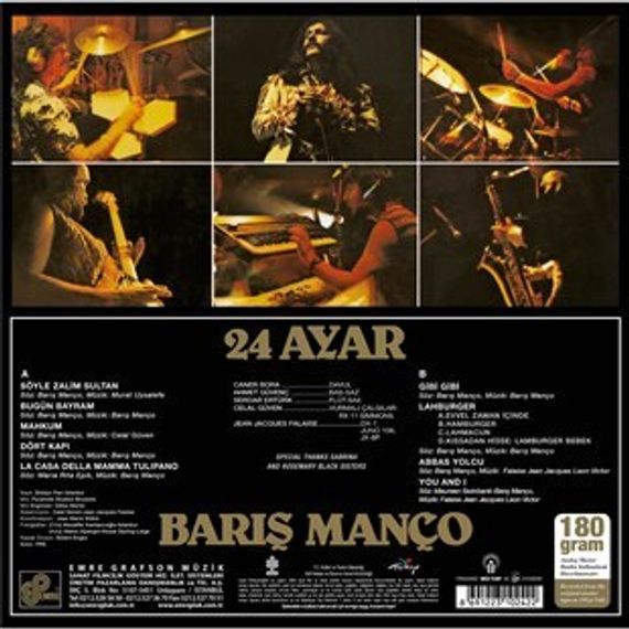 Vinil \ Пластинка \ Vynil Barış Manço - 24 AYAR / LP