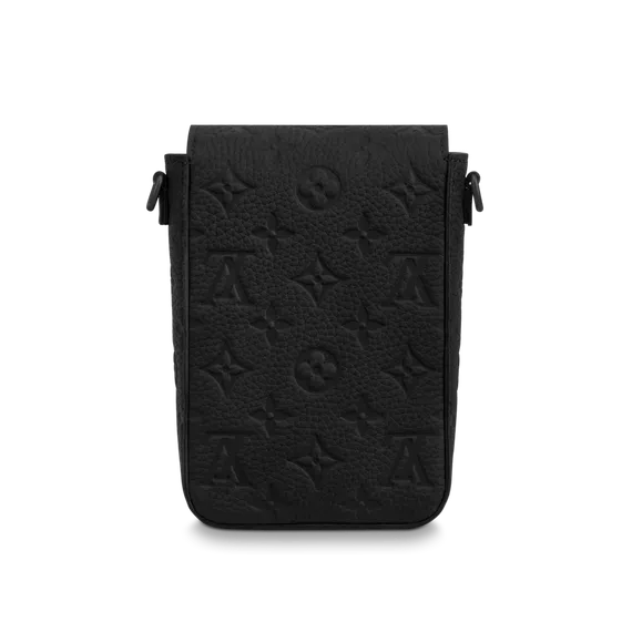 Бумажник Louis Vuitton S-lock Vertical черный