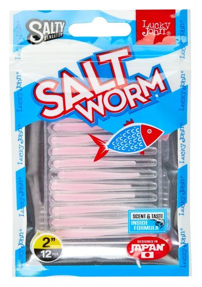 Черви съедобные искусственные LJ Salty Sensation SALT WORM 2.0in (05,00)/S31 12шт.