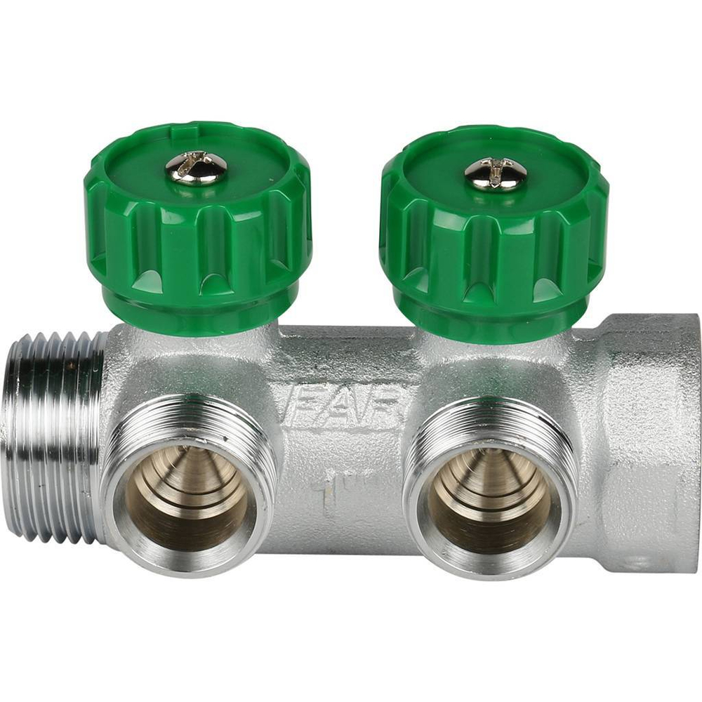 Коллектор FAR  рег. 1" 2 отв. 3/4" для соединений Eurokonus