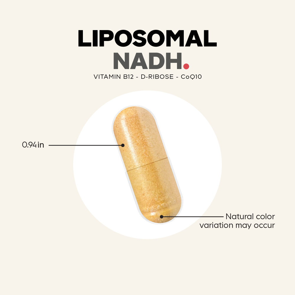 Codeage, Sport, Liposomal NADH+, липосомальный НАД, 60 растительных капсул