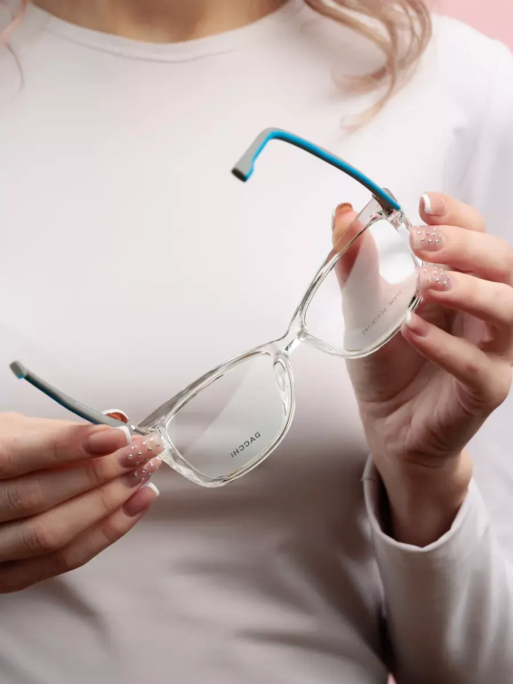 Прозрачная оправа для очков для зрение