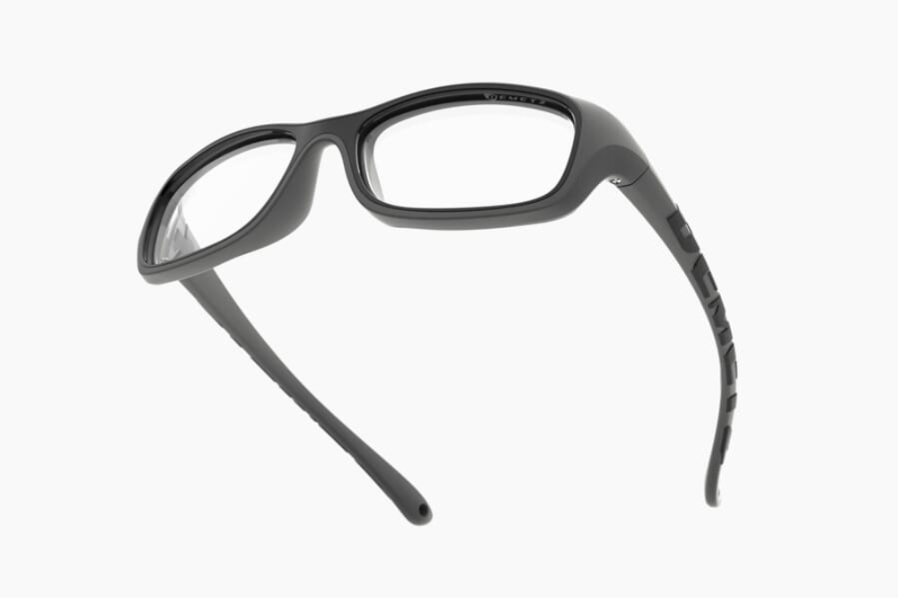 Спортивные очки с диоптриями Demetz Softness R / Grey / Black Colorless Cat.0