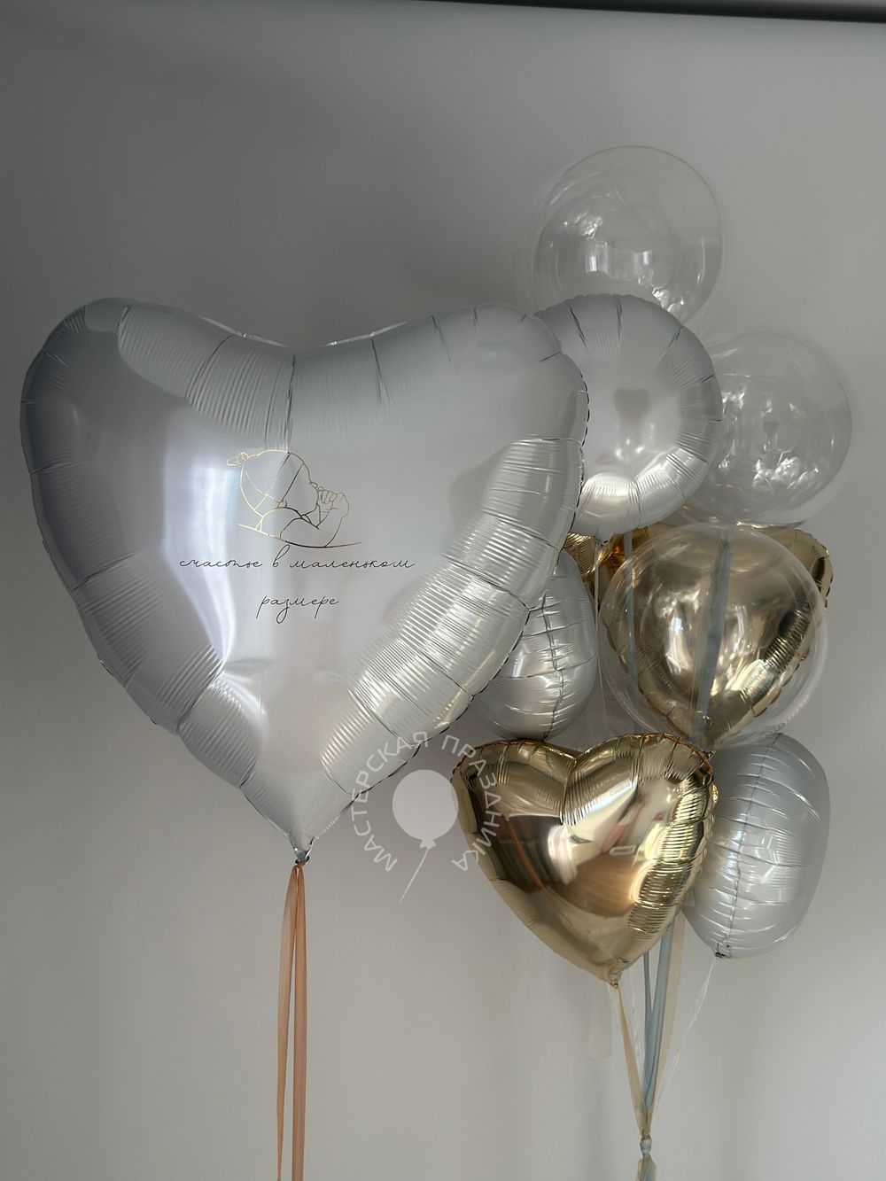 Воздушные шары на выписку №8784  Изображение2