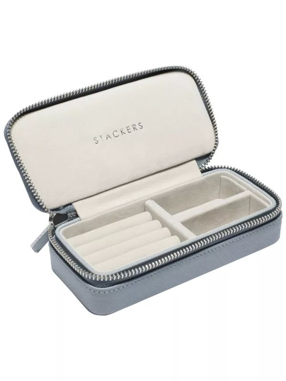 Органайзер для украшений дорожный Stackers Medium Box (Taupe) (голубой / Dusky Blue)