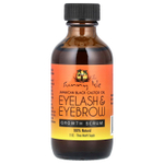 Sunny Isle, Ямайское черное касторовое масло, сыворотка для роста ресниц и бровей, 2 унции