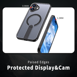 Прозрачный чехол Mesh Pro Magnetic Case для iPhone 16 Plus