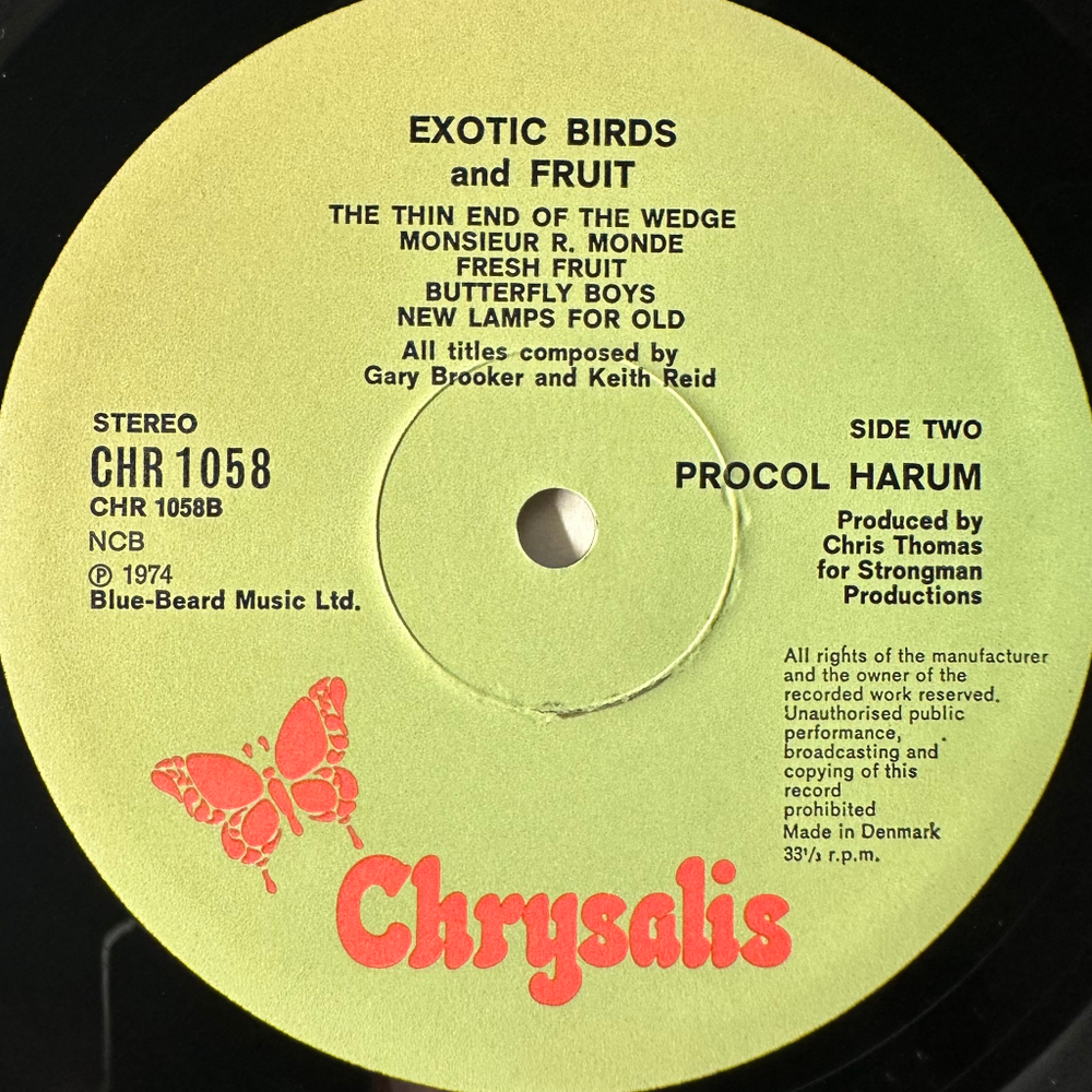 Procol Harum ‎– Exotic Birds And Fruit (Дания 1974г.)