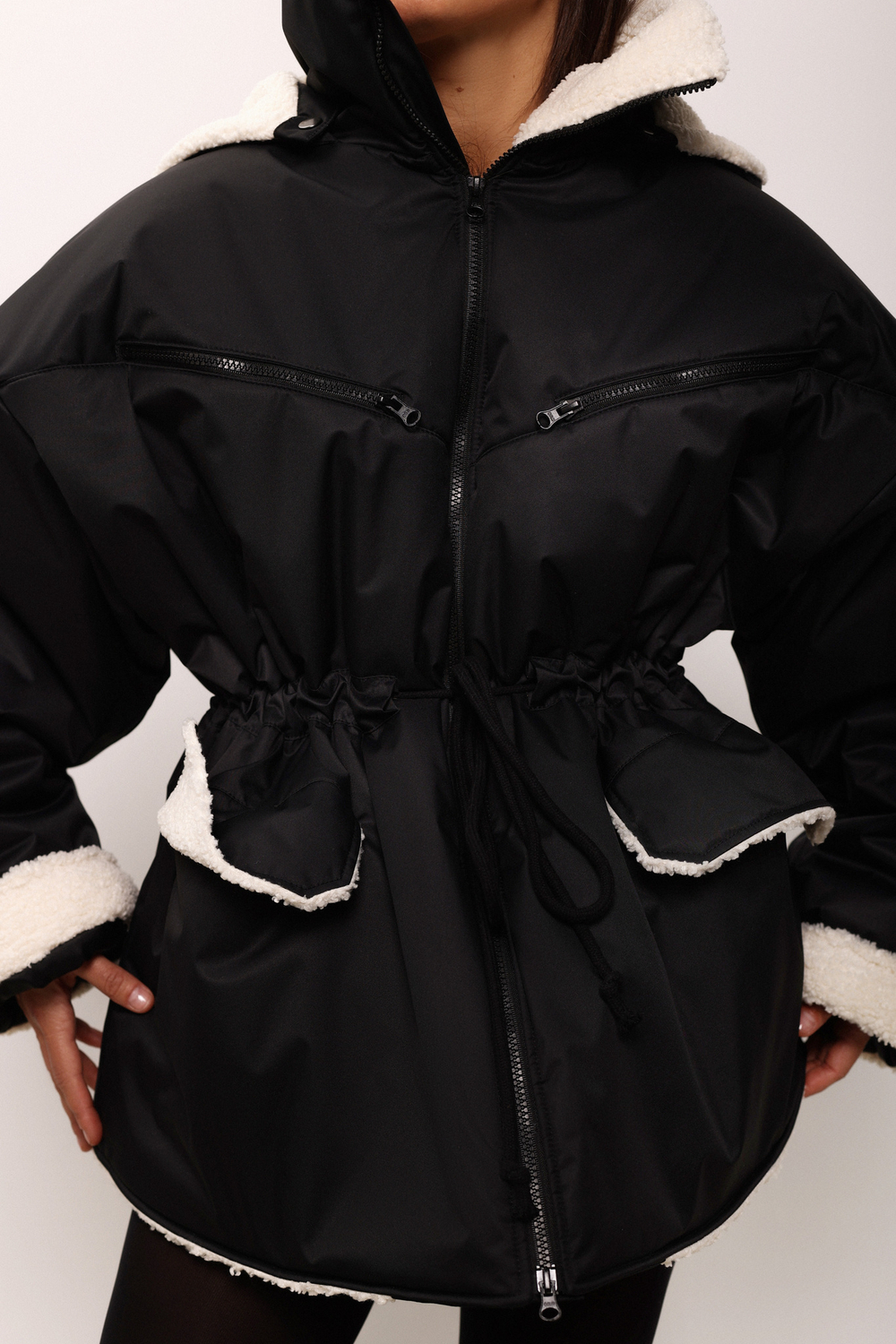 Парка утепленная