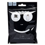 Кабель USB - Lightning HOCO X13 (белый) 1м