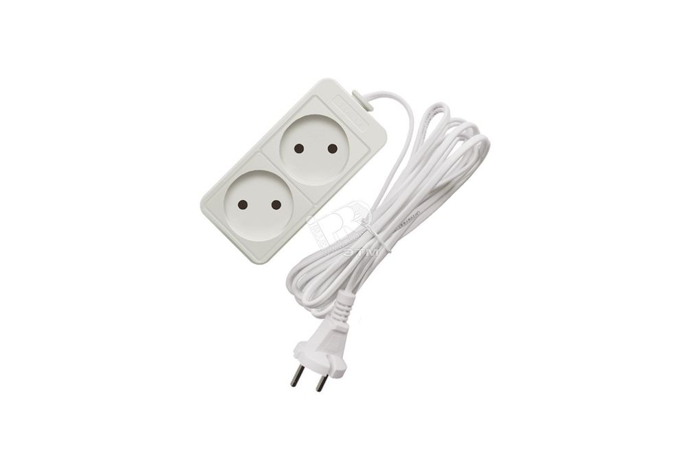 Удлинитель сетевой СОЮЗ 2.2 Квт 2гнезда б/з ПВС 2*1 1,5 м