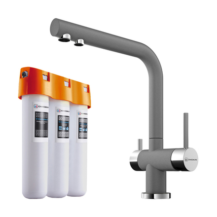 Купить Комплект смеситель+фильтр Nagano-PL + Pure drop Lite