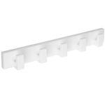 Вешалка настенная для ванной 5 крючков 390*48см