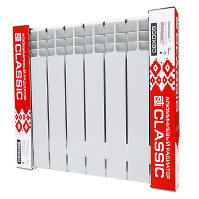 Алюминиевый радиатор STI Classic 500/80 (S500A) 10 сек.