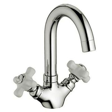 Смеситель раковина HAIBA 1218 керамика под шпильку