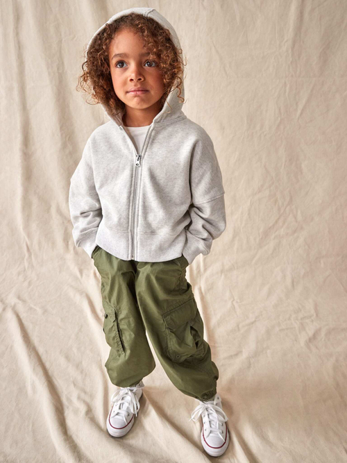 Брюки карго для девочки Next 888-083, Хаки