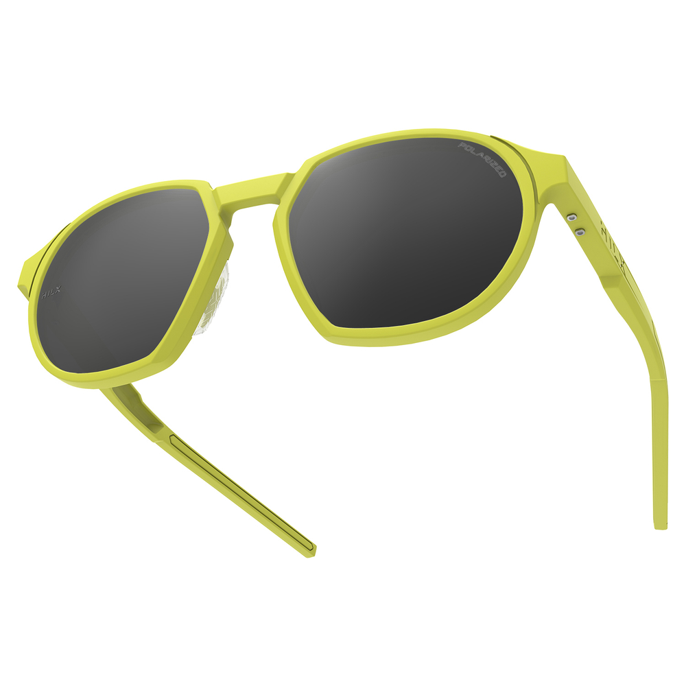 HILX Orion / Matt Solid Yellow / Black Polarized Lens