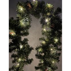 ENIN -5NW ЭРА Гирлянда LED Нить 5 м теплый свет, АА | Гирлянды