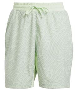 Мужские теннисные шорты Adidas Tennis Heat.Rdy Pro Printed Ergo 7' Short - semi green spark/silver green