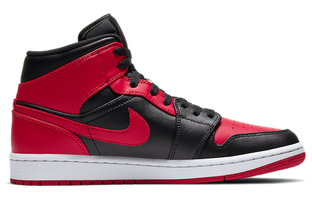 Кроссовки Jordan Air Jordan 1 Mid "Red And Black"