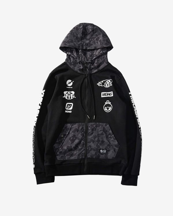 Худи на молнии YMK-G1 Черный - фото 1