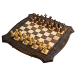 Шахматы + Нарды резные 50, Ohanyan деревянные складные ho31330