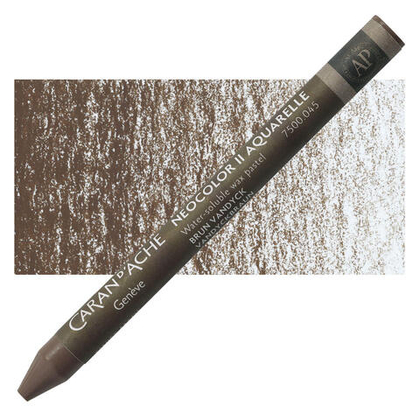 Caran d'Ache Neocolor II. 045 Vandycke Brown