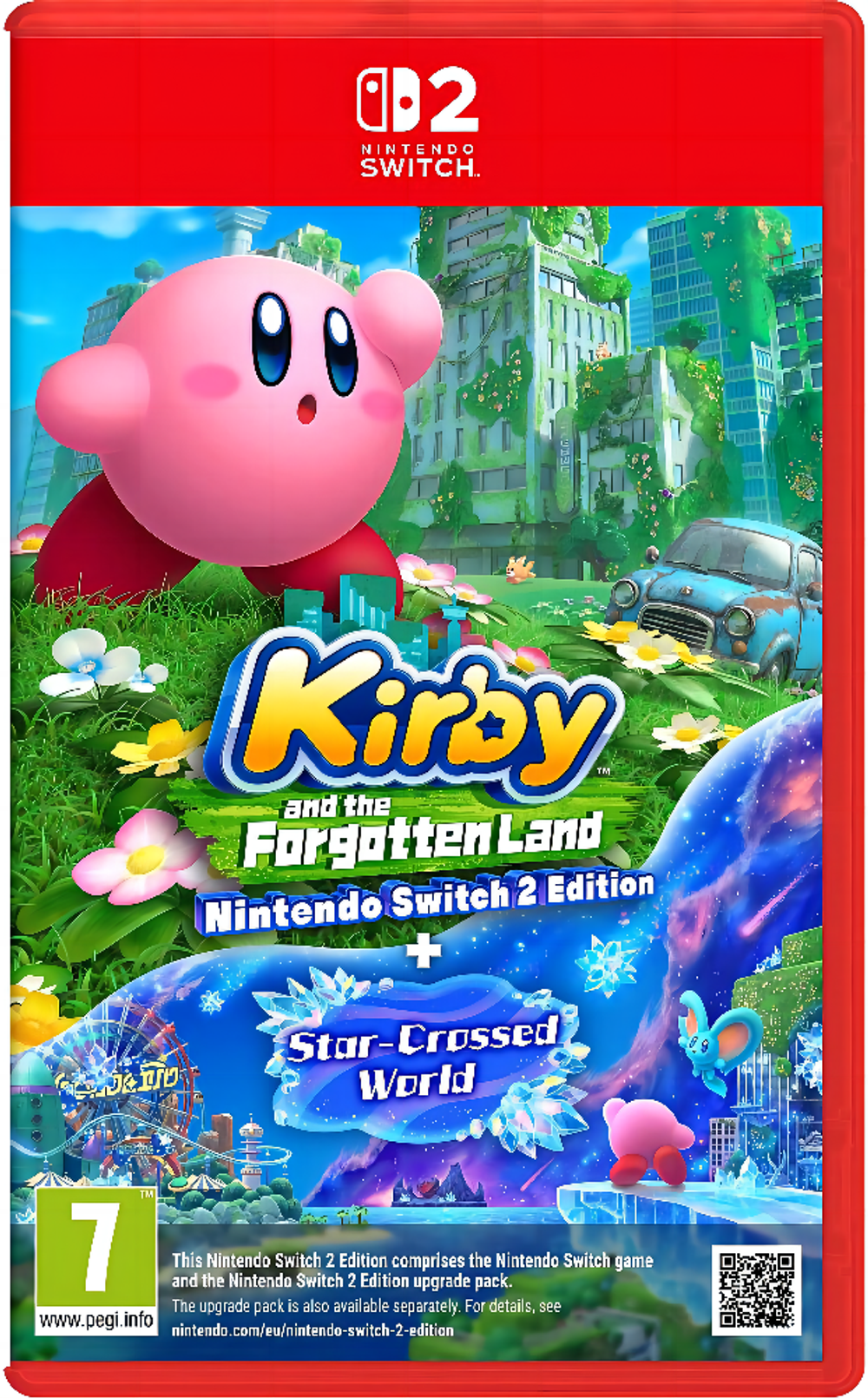 Игра Kirby and the Forgotten Land Nintendo Switch 2 Edition + Star-Crossed World (Английская версия) для Nintendo Switch 2