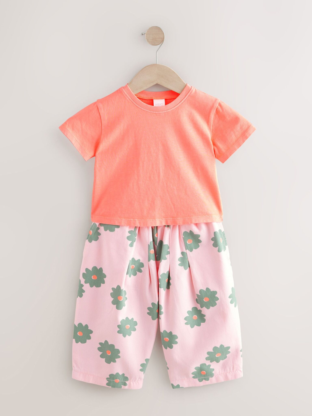 Комплект из трех предметов для девочки Next AC9-251, Розовый, Хаки