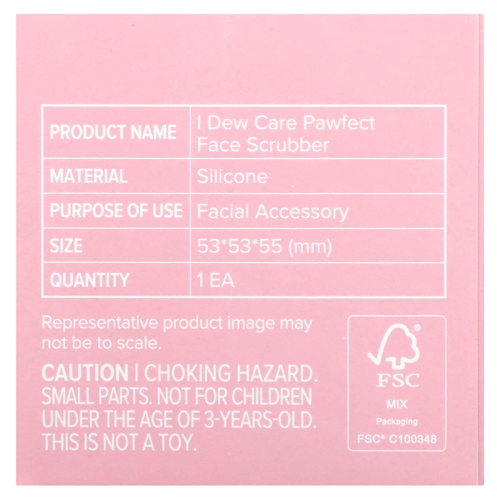I Dew Care, Pawfect Face Scrubber, щетка для очищения лица, 1 щетка
