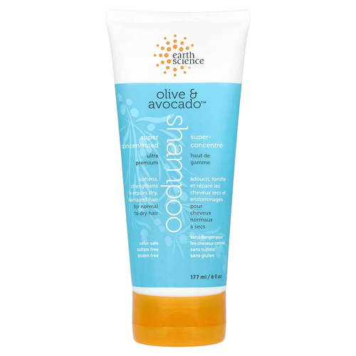 Earth Science, Супер концентрированный шампунь, оливка и авокадо, 177 мл (6 жидких унций)