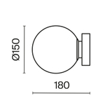 Настенный светильник (бра) Maytoni MOD321WL-01B