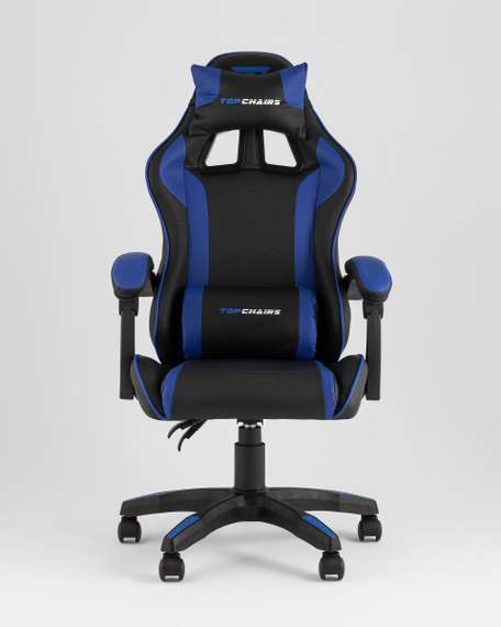 Кресло спортивное TopChairs Shadow черно-синий