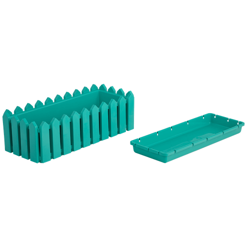 Кашпо Лардо прямоугольное салатовый