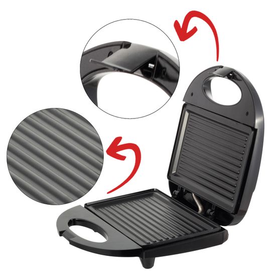 Гриль электрический 800 Вт. Kamille KM 6715 с антипригарным покрытием