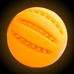 Игрушка для собак интерактивная «Мяч светящийся», 6,3см DUVO+