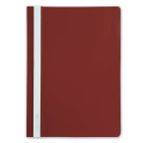 Папка скоросшиватель inФОРМАТ А4 красн. пластик 150 мкм карман д/маркир.этикет.