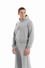 Худи Weme Укороченный серый