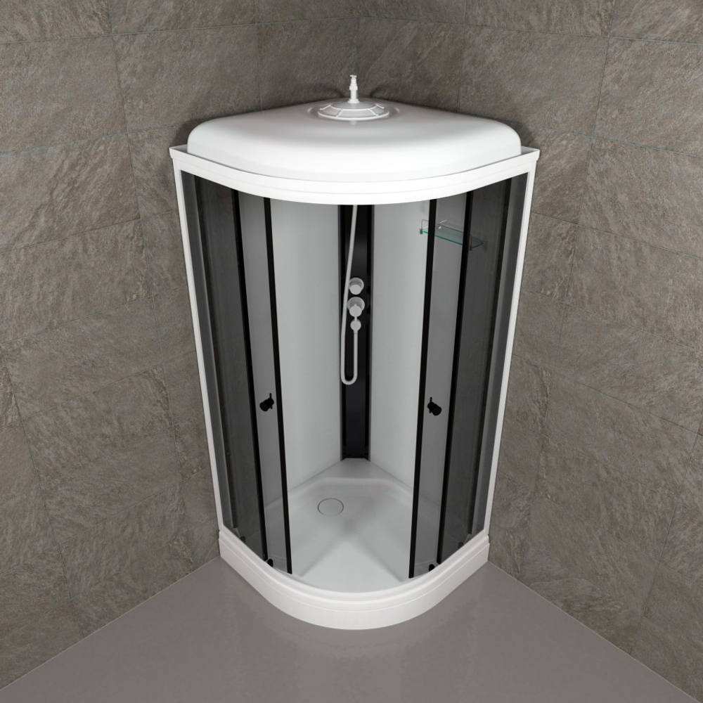 Душевая Кабина Грэй-Вайт 90*90 А