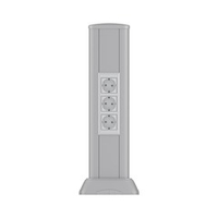 Алюминиевая колонна 0.5 м, цвет темно-серебристый металлик