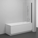 Шторка на ванну Ravak Nexty NVS1-80 7O840300Z1 профиль Черный стекло Transparent