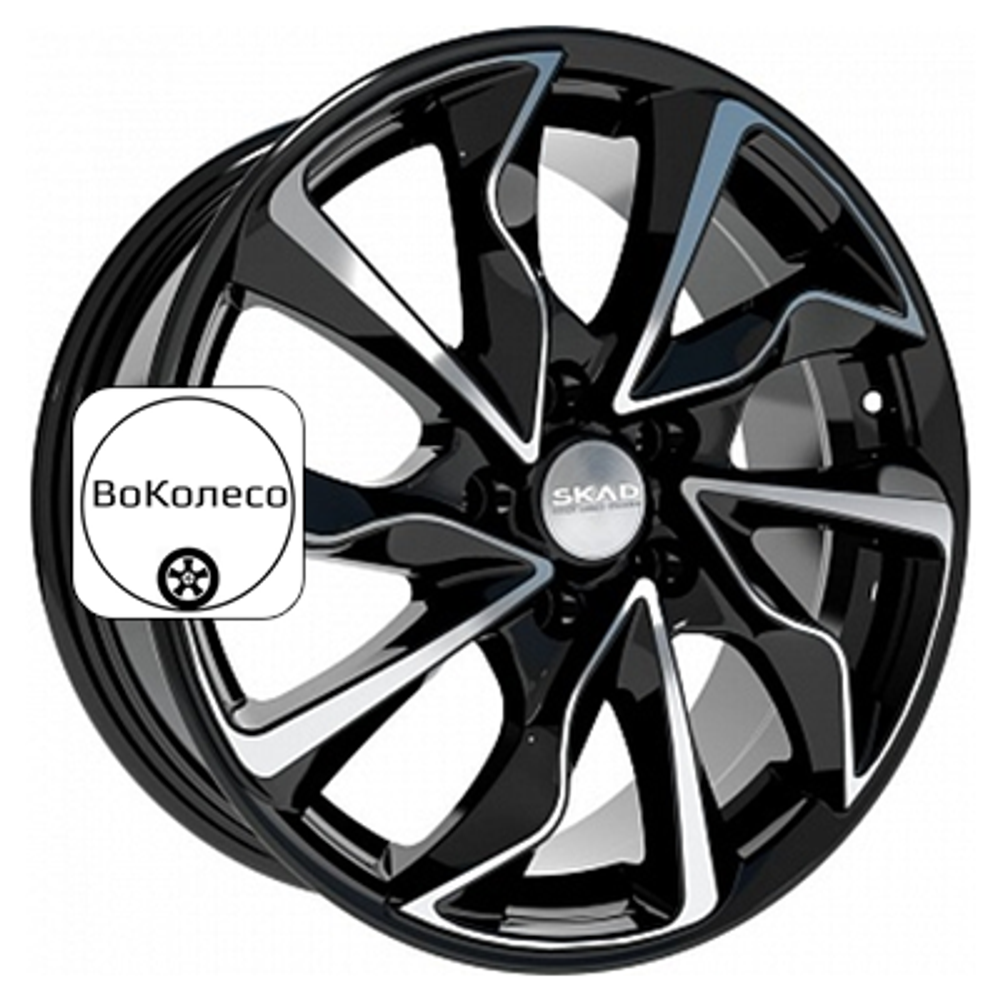 7x17/5x114,3 ET45 D67,1 Marseille (КЛ238) Алмаз (АРС 014 black) СКАД