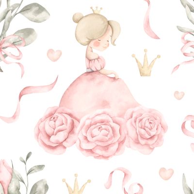 Маленькая принцесса и розы