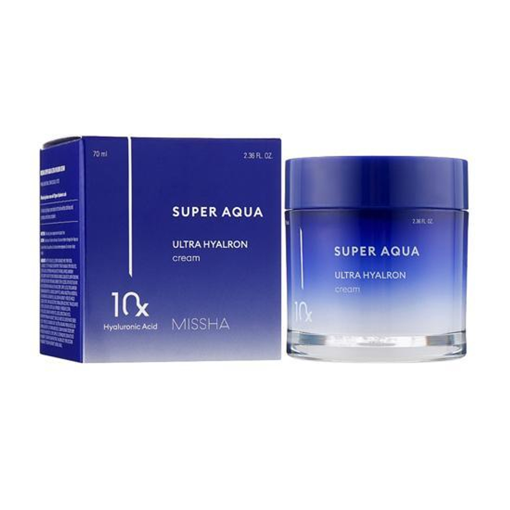 Missha Super Aqua Ultra Hyalron Cream, Увлажняющий крем для лица 70 мл